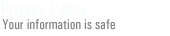 Privacy Policy